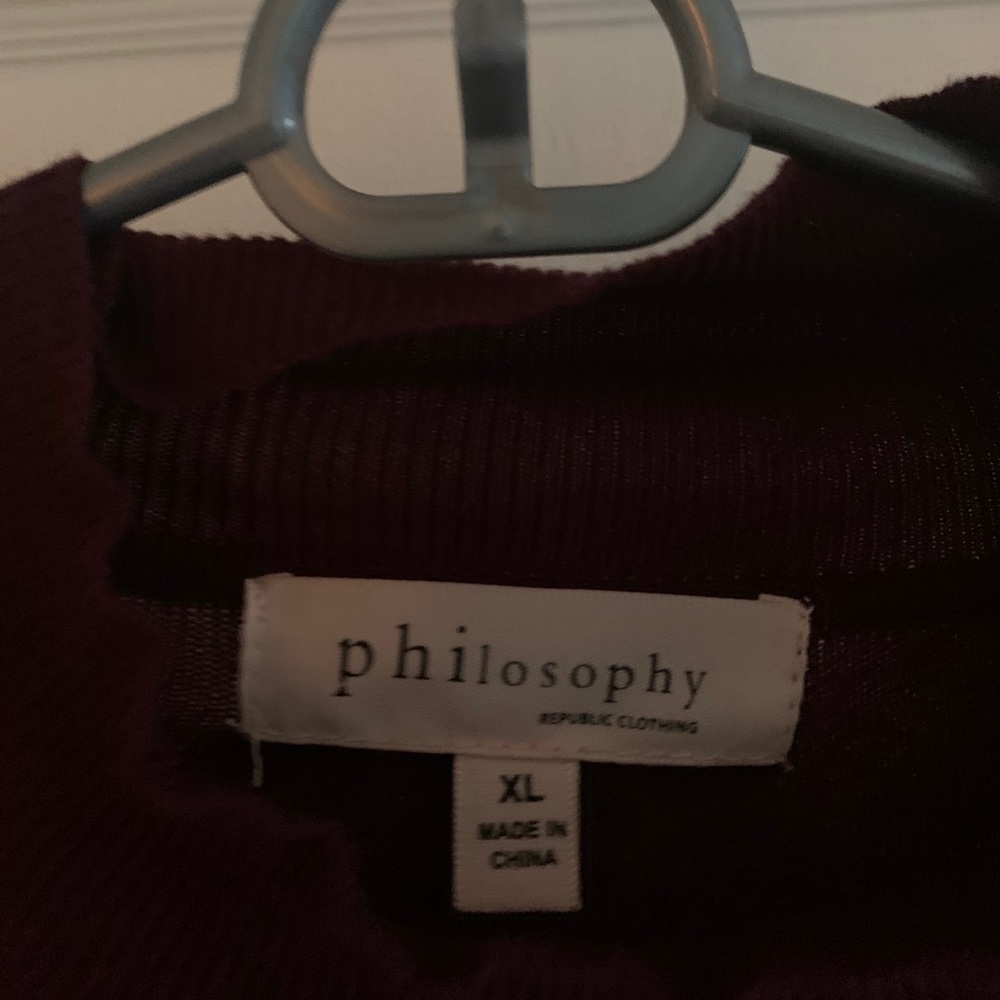 Maroon Turtle Neck - image 2